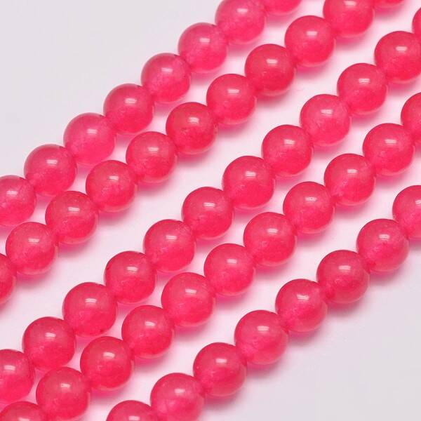 Natural & Dyed Malaysia Jade Bead Strands