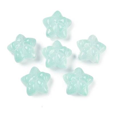 Transparent Spray Paint Glass Beads