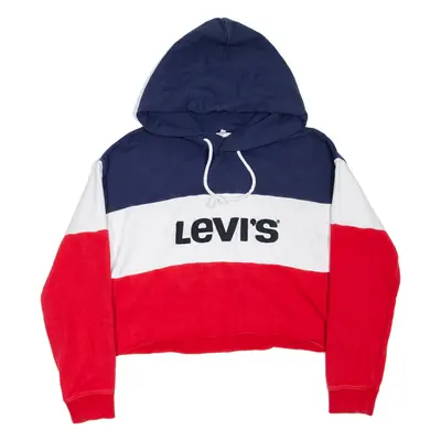 LEVI'S Cropped Womens Red Hoodie S