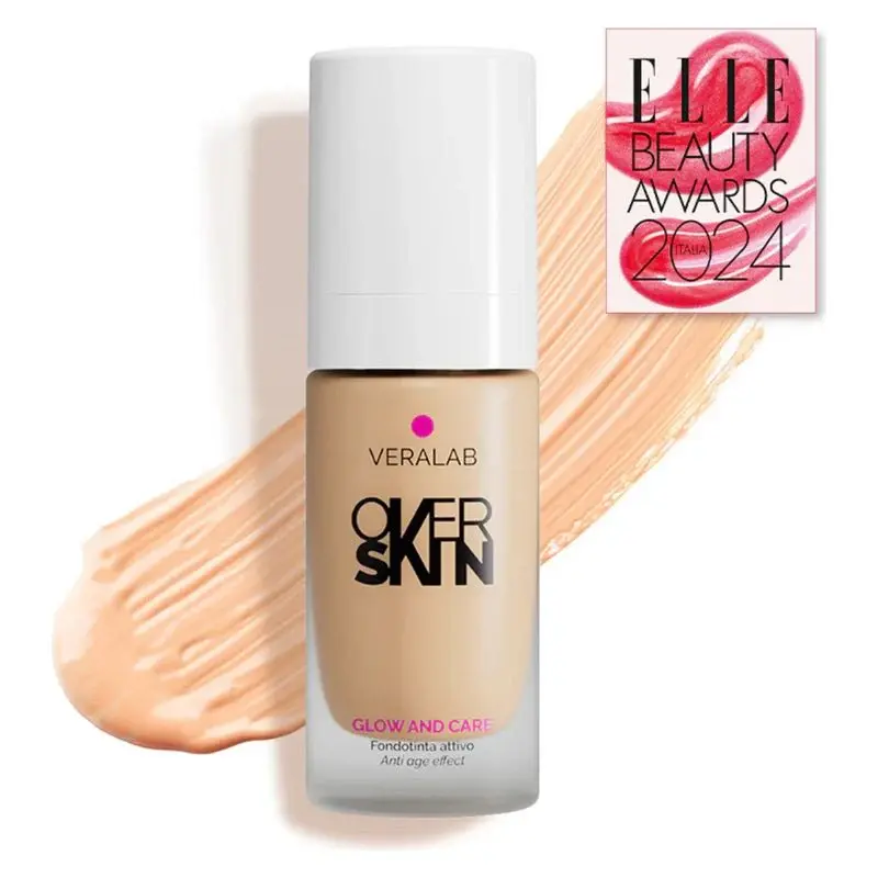 Overskin Glow And Care - Active, Radiant And Moisturizing Foundation 5.5 - Caramel 30 Ml