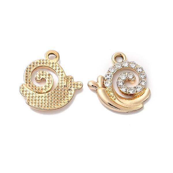 Rack Plating Alloy Crystal Rhinestone Pendants