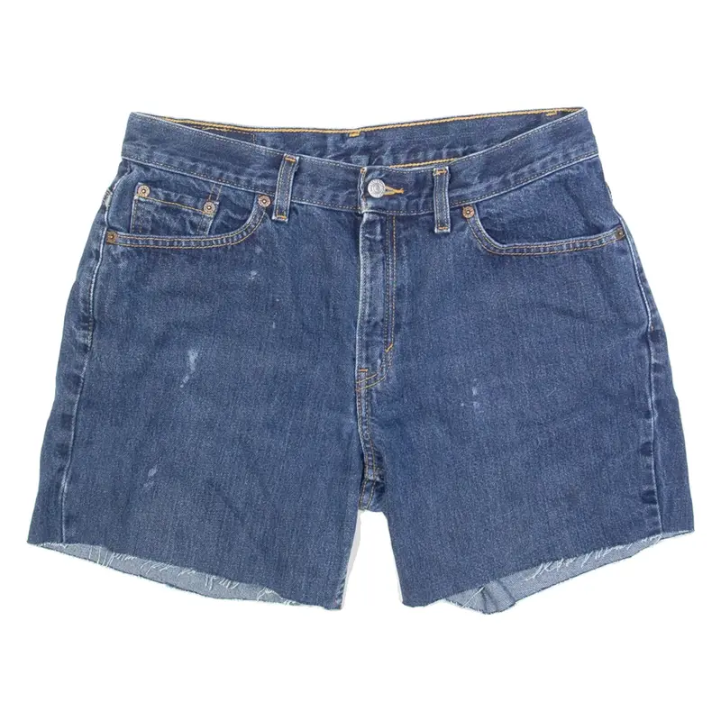 LEVI'S 515 Cut Off Womens Denim Shorts Blue M W32