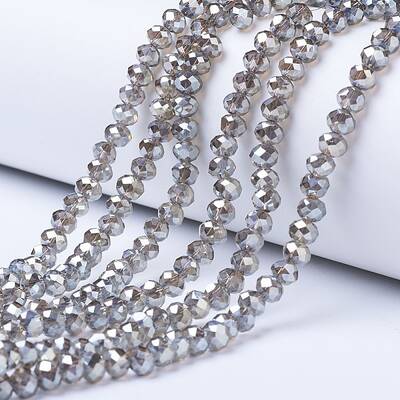 Electroplate Glass Beads Strands