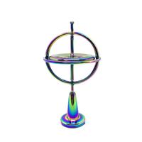 Gyroscope Toy Metal Anti-Gravity Spinning Table Gyroscope Flying Motion Balance Physics Toy Education Training Gift