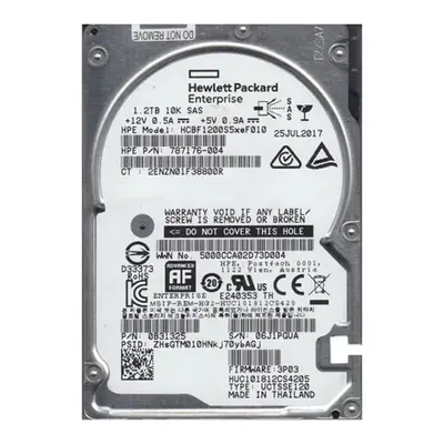 787176-004 HP 1.2TB 12Gb/s SAS 10000 2.5-inch Hard Drive