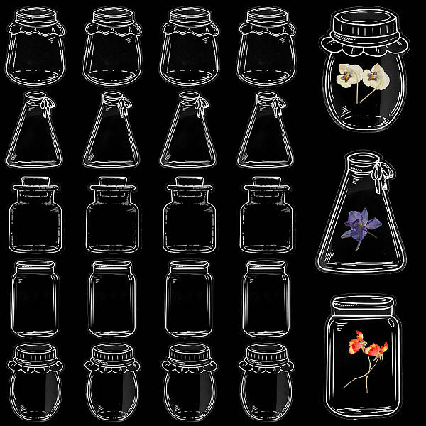 Tableware Theme Waterproof Self Adhesive Stamping Stickers Sets