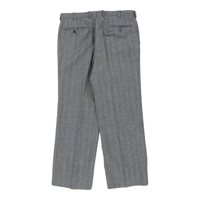 Unbranded Trousers - 34W 28L Grey Wool Blend