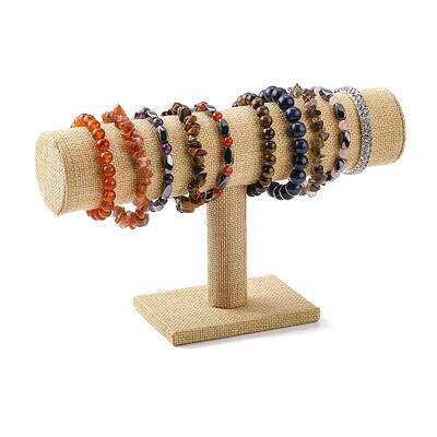Linen T-Bar Bracelet Display Stands