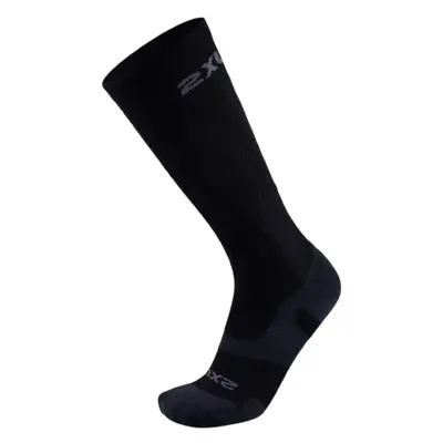 2XU Vectr Light Cushion Full Length Socks - Titanium/Black - XL