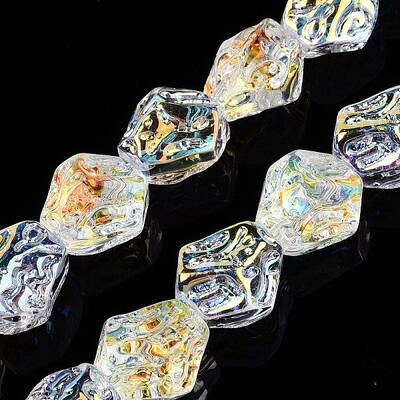 Electroplate Glass Beads Strands