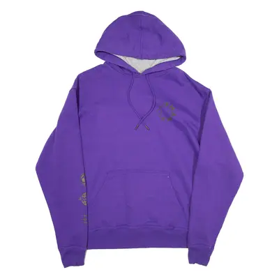 CHAMPION Womens Purple Hoodie L