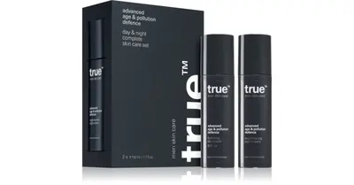 true men skin care Day & night complete skin care set day and night facial care kit for men