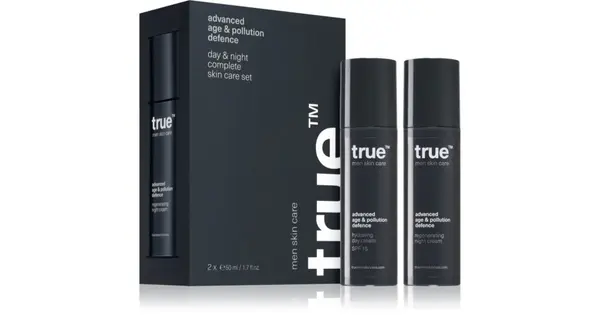 true men skin care Day & night complete skin care set day and night facial care kit for men