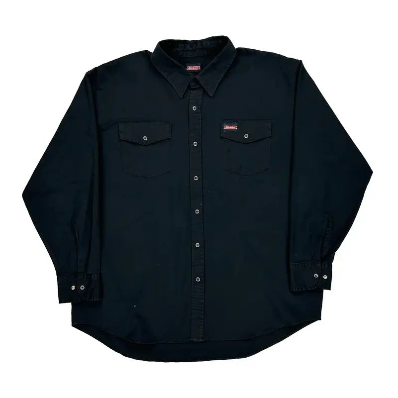 Dickies Shirt - 2XL Black Cotton