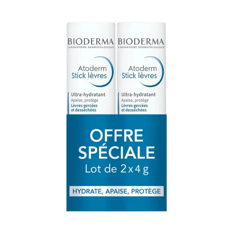 Bioderma Atoderm Sticks Lips Ultra-Moisturizers 2x4g