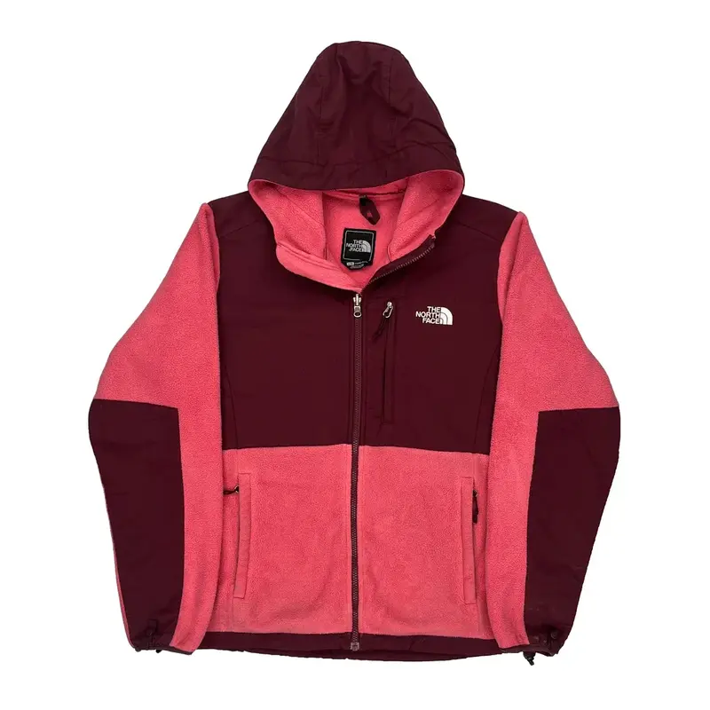 The North Face Fleece Jacket - Large Pink Polyester