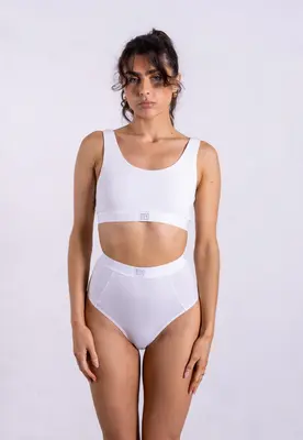 The Crop, White | Size: XXXL