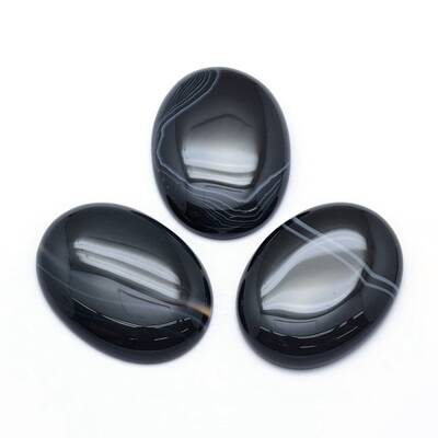 Natural Banded Agate Cabochons