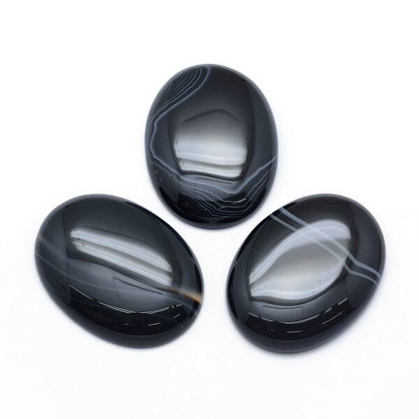 Natural Banded Agate Cabochons