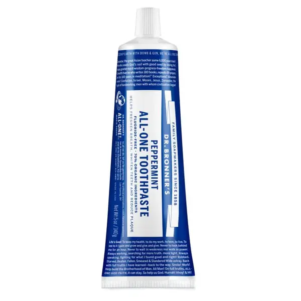 Dr. Bronner'S Organic Mint Pepper Toothpaste 140g