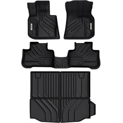 Floor Mats for 2018-2024 BMW X3 30i/M40i/X3M (No Spare Tire, Not for X3 30e), TPE All-Weather Custom Fit Floor Liners & Trunk...