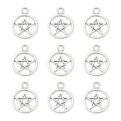 Tibetan Style Pentagram Pendants