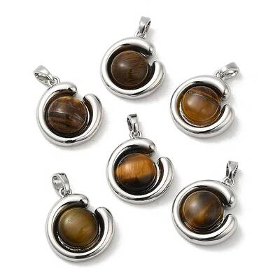 Natural Tiger Eye Pendants