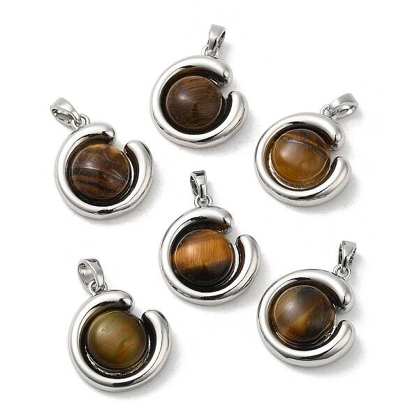 Natural Tiger Eye Pendants