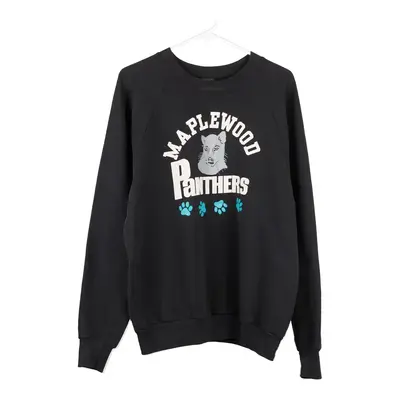Maplewood Panthers Oneita Graphic Sweatshirt - XL Black Cotton Blend