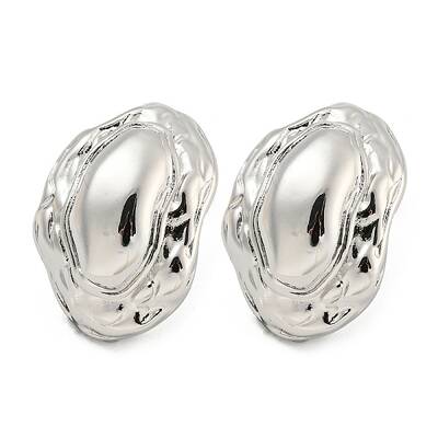 Rack Plating Brass Stud Earrings