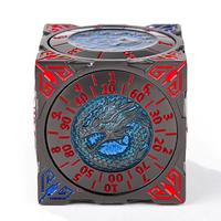 Bear Dice Cthulhu 7-in-1 Cube 6-Sided Rotating DND Metal Dice Polyhedral Roleplaying Game Dice Tabletop RPG Accessory for DMs...