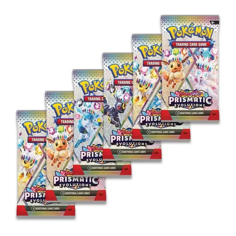Pokemon Scarlet & Violet Prismatic Evolutions Booster Packs (LIVE RIP)