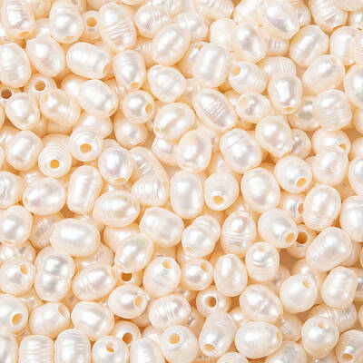 Grade B Natural Cultured Freshwater Pearl Beads