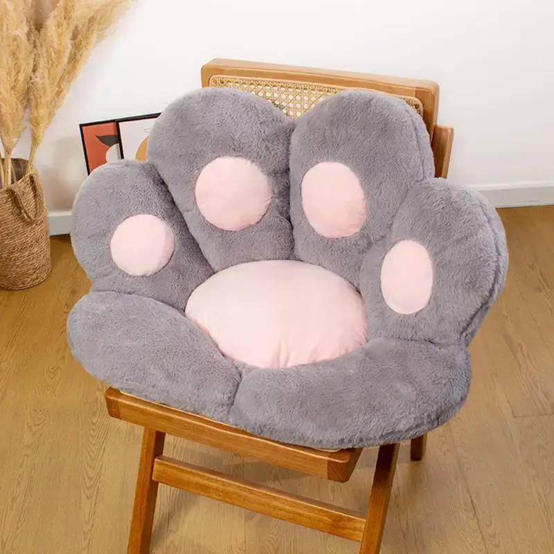 Cute Cat Paw Design Chair Cushion, Summer Soft Comfortable Seat Cushion, Modern Trendy Cozy Chair Pillow Cushion, Cozy Room A...