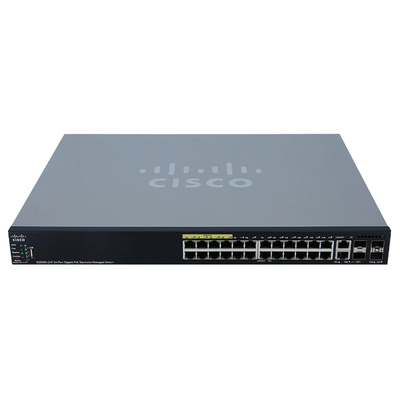 Cisco SG550X-24P-K9-NA= | Small Business 550X Series SG550X-24P 24 x Ports PoE+ 1000Base-T + 2 x Ports Combo SFP+ + 2 x Ports...