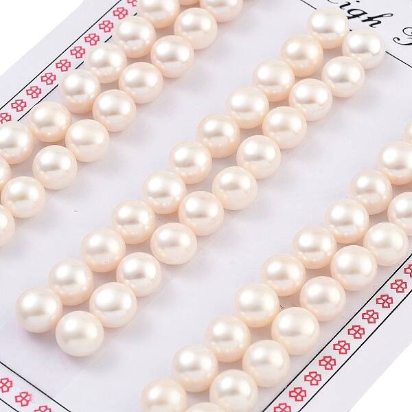 Grade 6A Natural Cultured Freshwater Pearl Beads