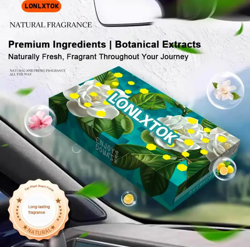 Scented Car Air Freshener - Long Lasting Car Diffuser - Last 60+ Days teakwood Toilet Brush Set Toilet Cleaner Tablets