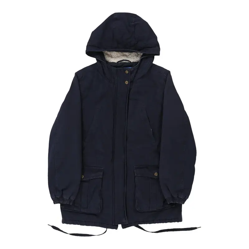 Adidas Jacket - Large Navy Nylon Blend