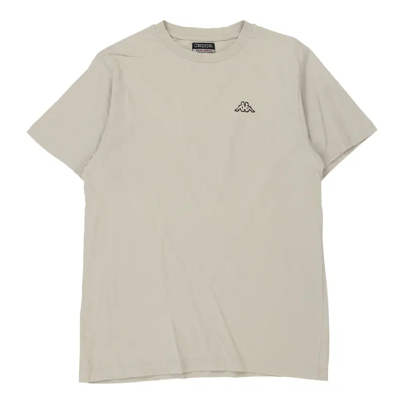 Age 14-16 Kappa T-Shirt - 2XL Cream Cotton