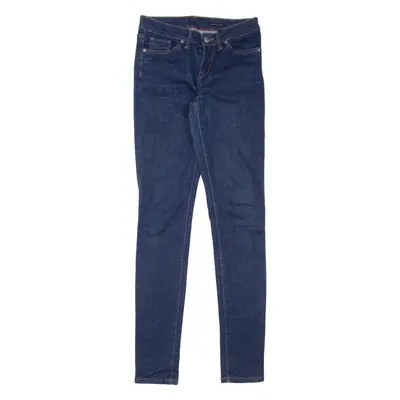 TOMMY HILFIGER Womens Jeans Blue Slim Skinny Denim W24 L30