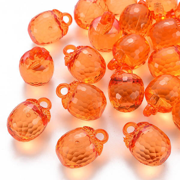 Autumn Theme Transparent Acrylic Pendants