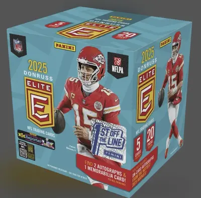 BREAK - 1X 2025 FOTL Panini Donruss Elite Football Hobby Pick Your Team Break!