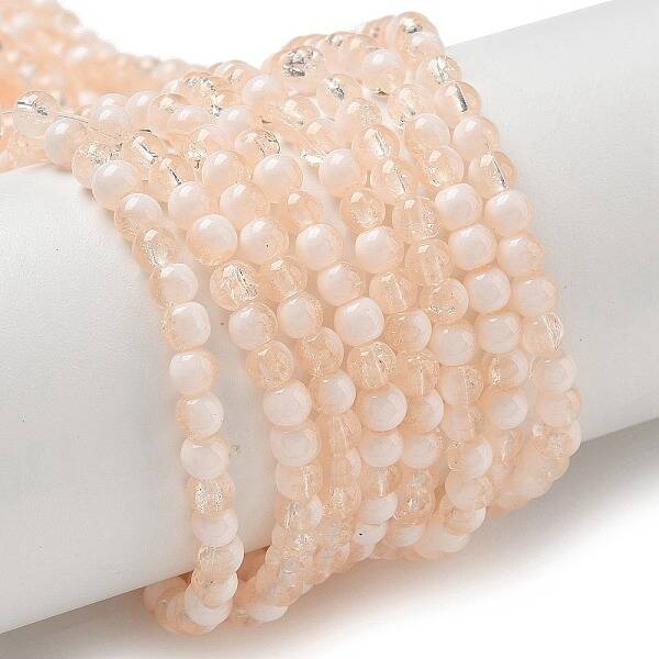Crackle Glass Beads Strands