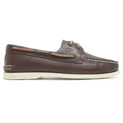 Sperry Authentic Original 2-Eye Full Grain Leather Men's Boat Shoes - Brown Primary Multi Multi Bru - Size:US 10.5 Men
