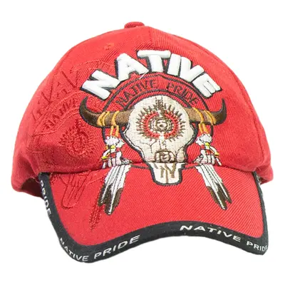 Womens Baseball Cap Red M