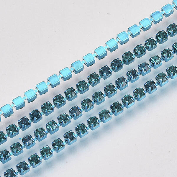 Electrophoresis Iron Rhinestone Strass Chains