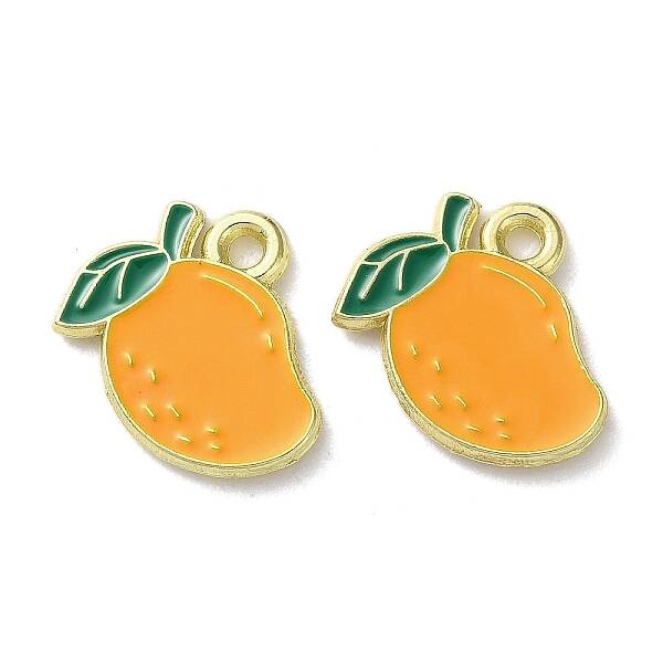 Fruit Alloy Enamel Charms