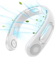 Neck Fan, Hands Free Bladeless Neck Fans Portable Rechargeable, 360° Cooling Neck Fan, 4 Speeds, Quiet, 5200 mAh Battery Ope...