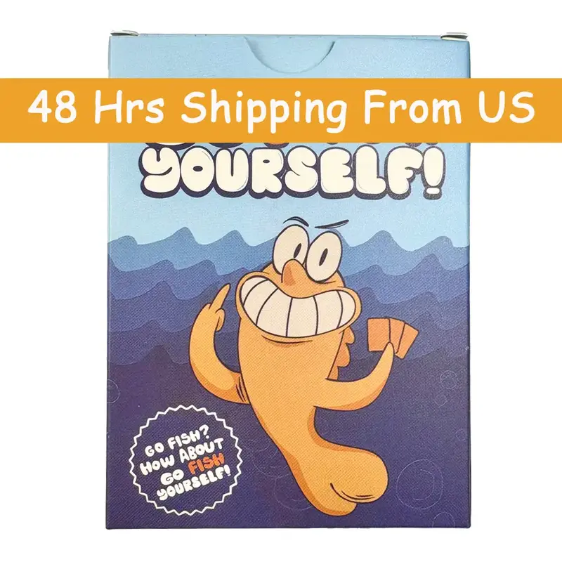 48hrs Shipping From US-GO F**** Your*self-The Go FishGame For Lawn Game Adult Outdoor Game, Bean Bag Throwfor Camping & Famil...
