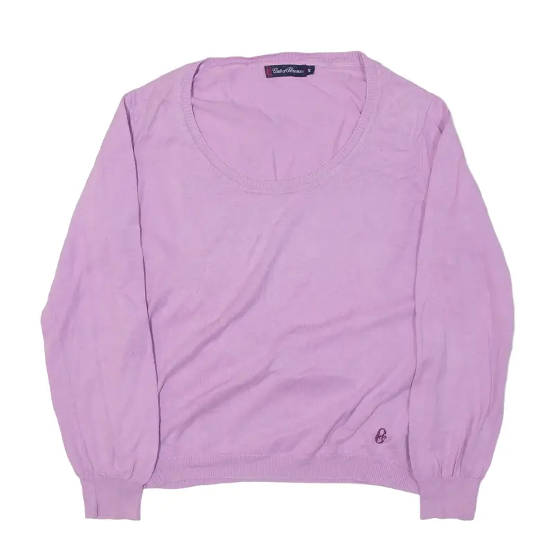 CONTE OF FLORENCE Jumper Purple Tight Knit Womens S
